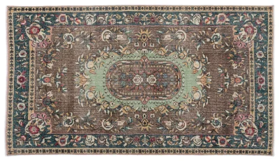 VERKOCHT Vintage vloerkleed 15976 207cm x 117cm Dit kleed verwachten we begin juni binnen