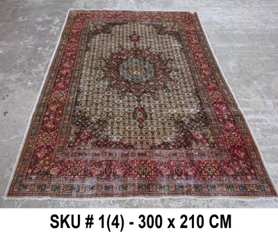 Vintage vloerkleed rood, nr.59005, 300cm x 210cm Dit kleed verwachten we half oktober binnen