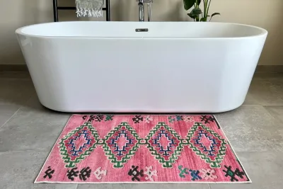 SALE Badmat azilal (90cm x 70cm) nr.2023 (zie foto's)