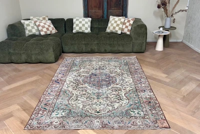 Vintage vloerkleed 27237 231cm x 163cm