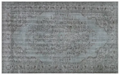 Vintage vloerkleed grijs 28426 303cm x 189cm