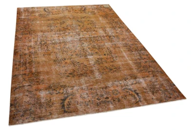 Vintage vloerkleed bruin 34309 271cm x 174cm