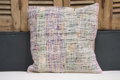 Kussen uit Turkije 50cm x 50cm incl binnenkussen katoenen achterkant (beige) Nr.51665