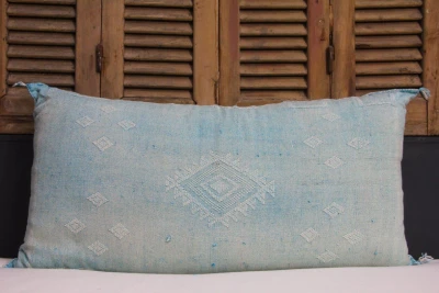 Sabra Kussen uit Marokko blauw 100cm x 50cm incl vulling nr. 58150