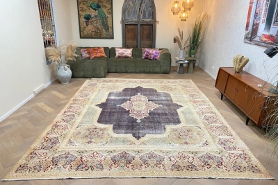 Vintage Perzisch vloerkleed 62756 390cm x 295cm