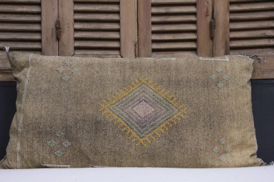 Kussen uit Marokko bruin 100cm x 50cm incl vulling nr.66007