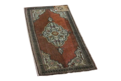 Vintage vloerkleed 71255 92cm x 46cm