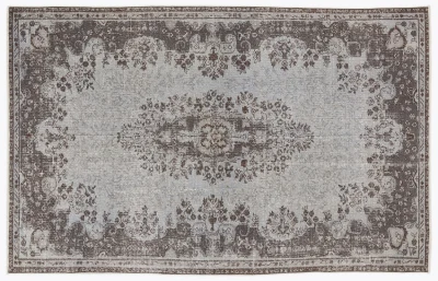 Vintage vloerkleed blauw 7472 262cm x 165cm