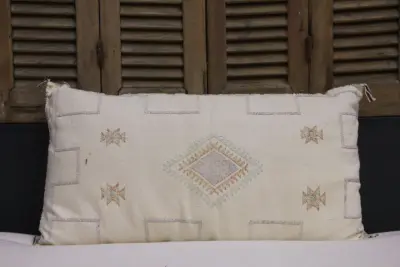 Sabra Kussen uit Marokko beige 100cm x 50cm incl vulling nr. 91206