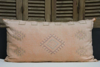 Sabra Kussen uit Marokko oranje 100cm x 50cm incl vulling nr. 91225