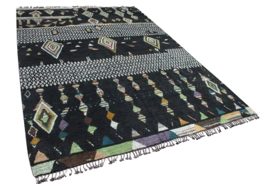 Azilal vloerkleed zwart 13110 431cm x 299cm