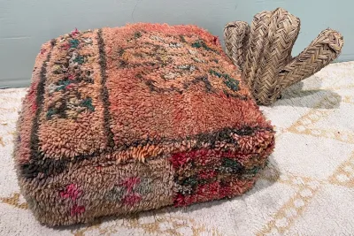 Marokkaanse Poef nr.94006 60cm x 60cm x 25cm