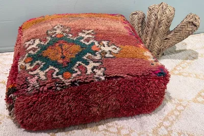 Marokkaanse Poef nr.94032 60cm x 60cm x 25cm