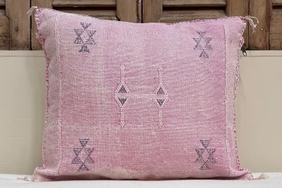 Sabra Kussen uit Marokko roze 45cm x 45cm incl vulling nr.94137