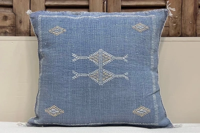 Sabra Kussen uit Marokko blauw 45cm x 45cm incl vulling nr.94179