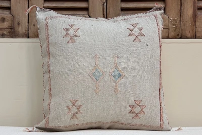 Sabra Kussen uit Marokko beige 45cm x 45cm incl vulling nr.95151