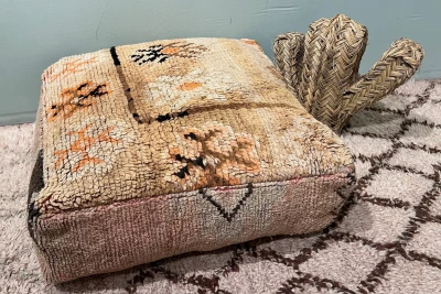 Marokkaanse Poef nr.55151 60cm x 60cm x 25cm