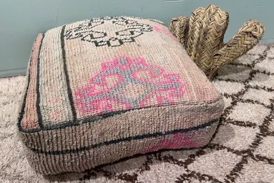 Marokkaanse Poef nr.55153 60cm x 60cm x 25cm