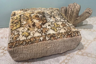 Marokkaanse Poef nr.86218 60cm x 60cm x 25cm incl. vulling