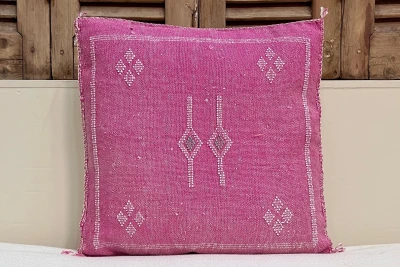 Sabra Kussen uit Marokko roze 45cm x 45cm incl vulling nr.64043