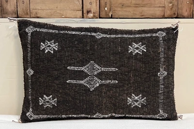 Sabra Kussen uit Marokko bruin 60cm x 40cm incl vulling nr.93281