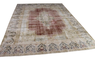 Vintage kirman vloerkleed 15092 418cm x 319cm