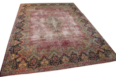 Vintage kirman vloerkleed 15073 411cm x 300cm