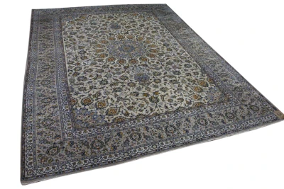 Ongeschoren vintage vloerkleed, nr.56350 390cm x 304cm 