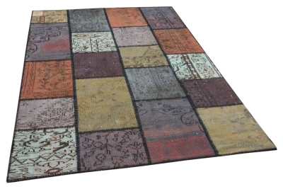 patchwork vloerkleed diverse kleuren nr.35815 232cm x 162cm