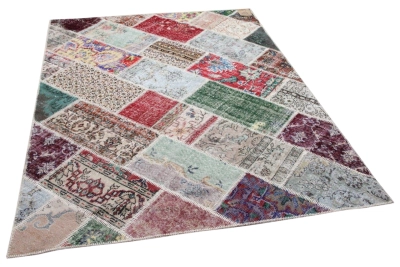 patchwork vloerkleed diverse kleuren nr.36169 231cm x 169cm