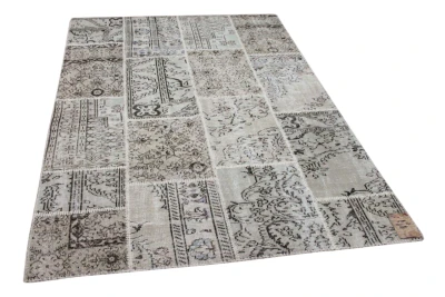 Patchwork vloerkleed beige 10735 241cm x 171cm 