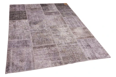 Patchwork vloerkleed grijs 10775 240cm x 170cm 