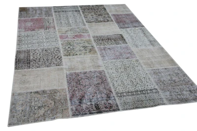 patchwork vloerkleed beige nr.11489 240cm x 170cm