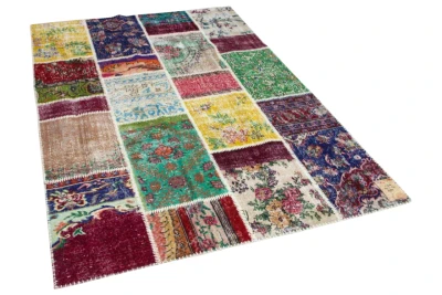 Patchwork divers vloerkleed nr: 11918, 241cm x 171cm 