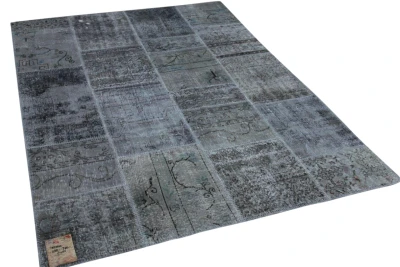 Patchwork grijs vloerkleed nr: 40432, 240cm x 170cm 