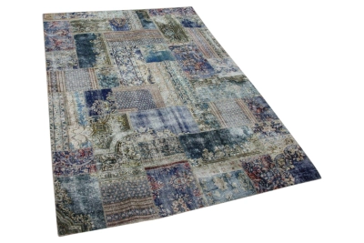 patchwork vloerkleed nr.59514 301cm x 204cm