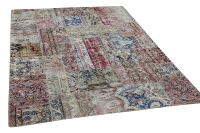 patchwork vloerkleed nr.59517 241cm x 170cm