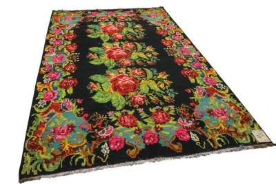 Rozenkelim authentiek, handgeweven in Moldavië 25383 333cm x 194cm