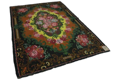 Rozenkelim authentiek, handgeweven in Moldavië 59406 294cm x 195cm 