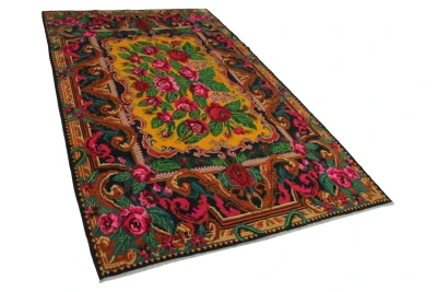 Authentieke rozenkelim 374cm x 244cm 