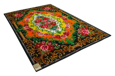 Rozenkelim authentiek, handgeweven in Moldavië 9372 300cm x 194cm 