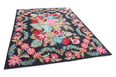 Rozenkelim authentiek, handgeweven in Moldavië 9383 257cm x 184cm 