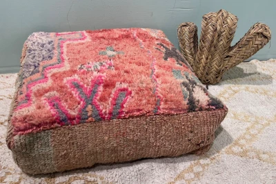 Marokkaanse Poef nr.77801 60cm x 60cm x 25cm incl. vulling