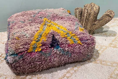 Marokkanischer Pouf Nr. 47014 60cm x 60cm x 25cm inkl. Füllung