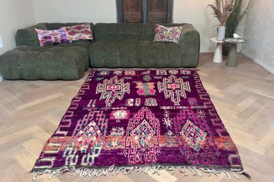 berber vloerkleed 43810 267cm x 177cm