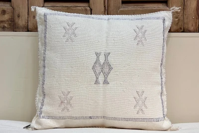 Sabra Kussen uit Marokko wit 45cm x 45cm incl vulling nr.94028
