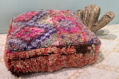 Marokkanischer Pouf Nr. 47039 60cm x 60cm x 25cm inkl. Füllung