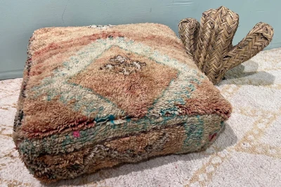 Marokkanischer Pouf Nr. 47039 60cm x 60cm x 25cm inkl. Füllung