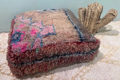 Marokkanischer Pouf Nr. 47039 60cm x 60cm x 25cm inkl. Füllung