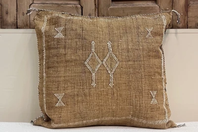 Sabra Kussen uit Marokko bruin 45cm x 45cm incl vulling nr.94049